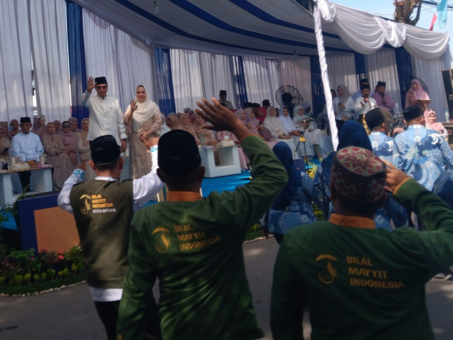 Lautan Massa Hijaukan Medan Sunggal, Pawai Ta’aruf MTQ ke-59 Resmi Dimulai